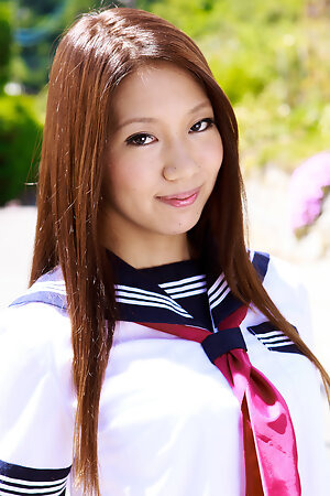 Look at how Seto Himari is hot in her school uniform