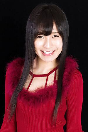 Lady in red Moeka Kurihara spreads her legs to show off the points of entry